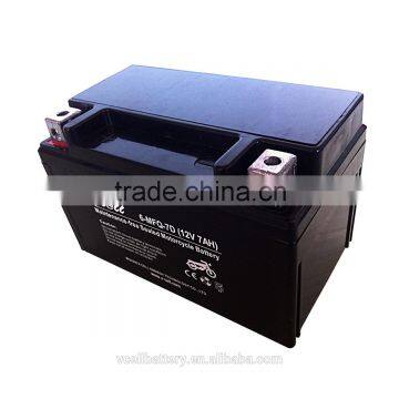 6-MFQ-7D 12V7AH high quality sla scooter battery