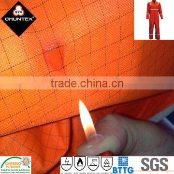 Fire Retardant AntiStatic polyester oxford Fabric