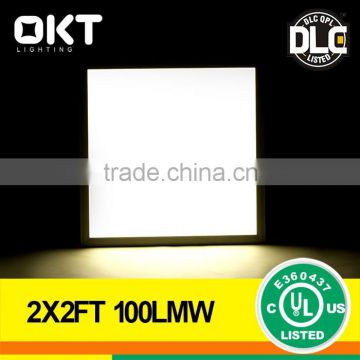 High lumen 4190lm square 2x2ft 40w 60X60 led panel dimmable cUL UL DLC listed