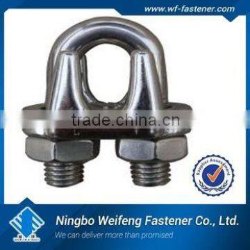 stainless steel us type wire rope clip good China manufacturer&supplier&exporter,ningbo weifeng fastener,top quality