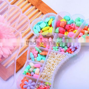 Newest creative children diy wowen handmade bead toy in the box