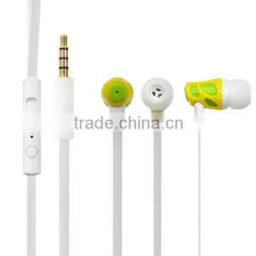 Unique earphone free sample, earphone headphone with wire cheap earphone for ISO/Adroid mobile earphone wholesale earphone gold