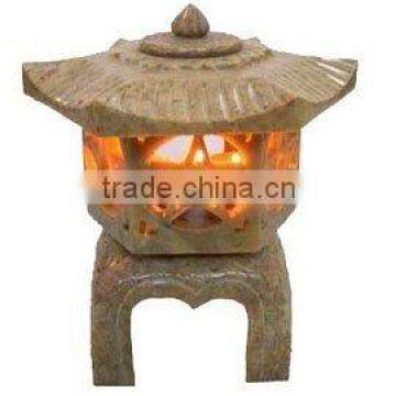 Soapstone Tealight Candle Lamps ~ Antique T-Light Candle Lantern ~ Hurricane Oil Lamps ~Decorative Tea Lights Lamp