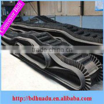 corrugated rubber belt conveyor