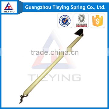 Yellow gas spring with protective cover