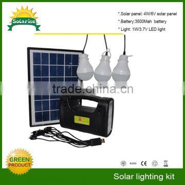 mini led mini solar light kits mp3 with radio