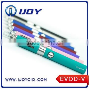 Cheapest vaporizer pen EVOD double starter kit ,colored smoke evod mt3 1100MA evod starter kit