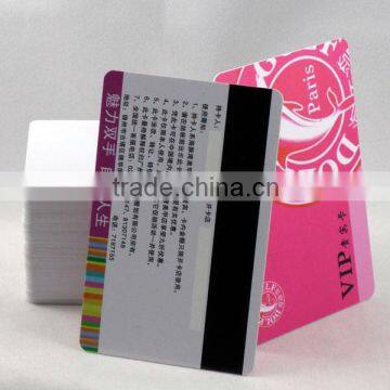 Custom printable business plastic pvc member card
