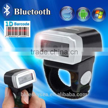 Wireless HJ23C Wearable Smart CCD Image Ring Finger Barcode Mini Scanner Reader