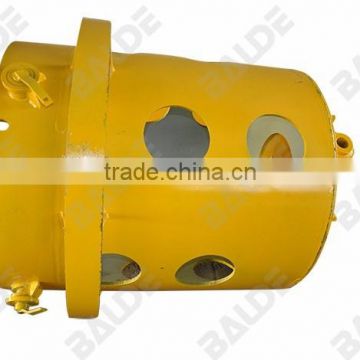 Casing with drive adaptor for piling machine