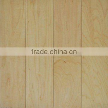 Multilayer Natural Canadian Maple engineered timber flooring