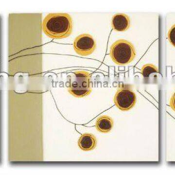 Newest abstract wall decoration PU leather painting