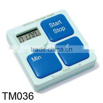 Square Button Timer, Mini size timers TM036-0