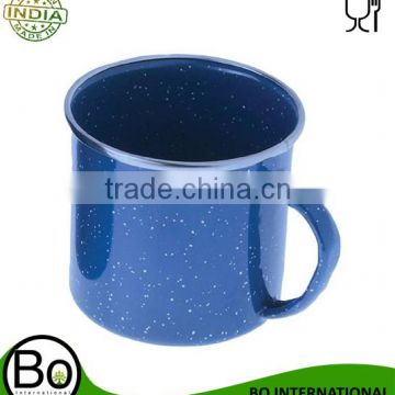 speckled enamel steel camping metal mug cup 10.50 Oz 330ml