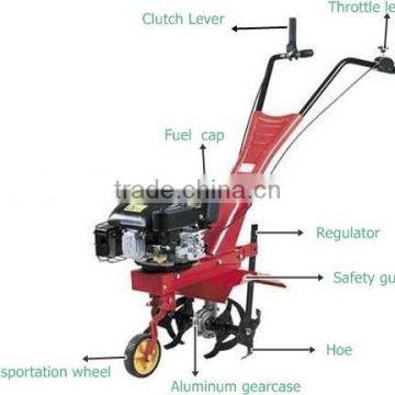 tillers with 140cc petrol engine cultivator