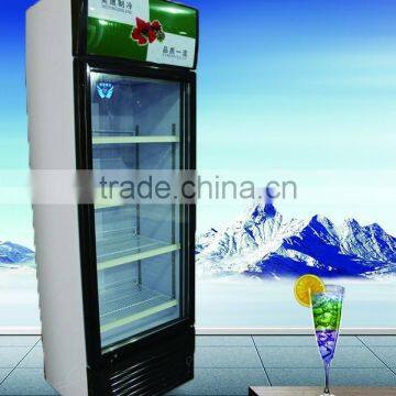 Vertical display-seriescooler with wheels/portable refrigerated display cooler /portable refrigerated coolers