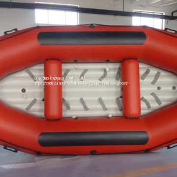 CE self-bailing 1.8mm pvc floor raft boat