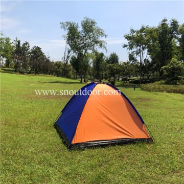 3 Person Camping Tent Hiking Tents Single Layer RainProof For Outdoor Sports