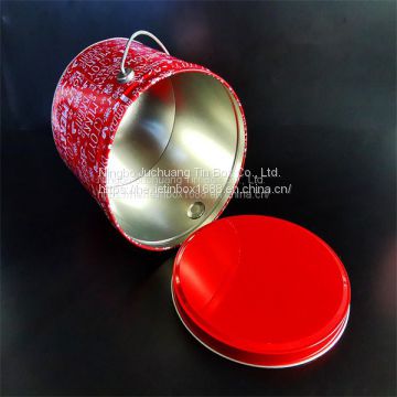 Oval Tin Bucket With Customized Shape Sedex Certificate