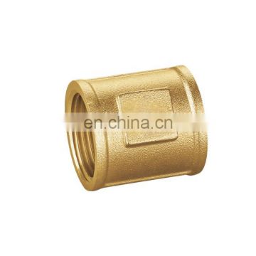wholesale brass pipe fitting female threaded coupling