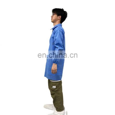 Sterile Waterproof Surgery anti splash Disposable Medical Isolation lab coat pp pe for laboratory use