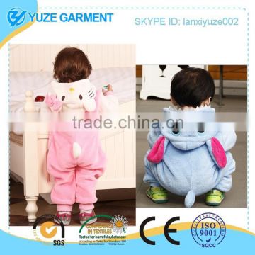 high quality thermal hooded kids romper suits for spring winter autumn