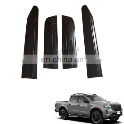 New Arrival 4pcs ABS Side Molding Cover Door Cladding For Navara Np300 2015-2012 4 Door Double Cab