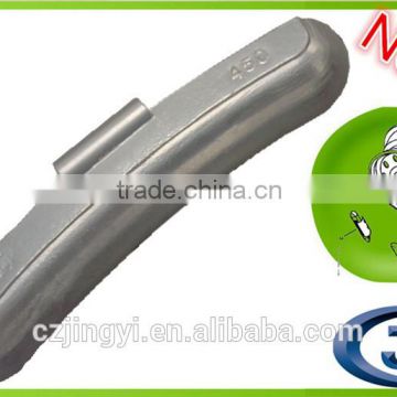 Pb lead clip on wheel weight for big bus in hot sale 450g