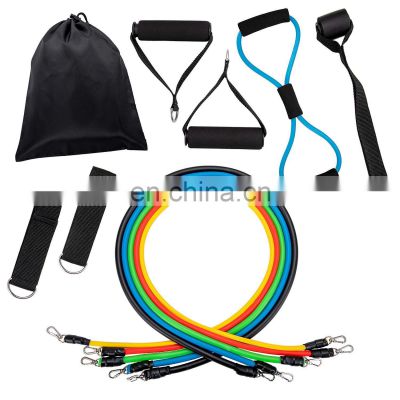 Resistance Bands Workout Muscle Exercise Set Latex Bands Long Door Anchor Handles Pull up Fitness Home Gym Training Equipment