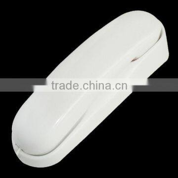 Popular white color corded mini telephone