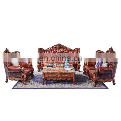 High Quality Luxury living room furniture Classical living room sofa sets