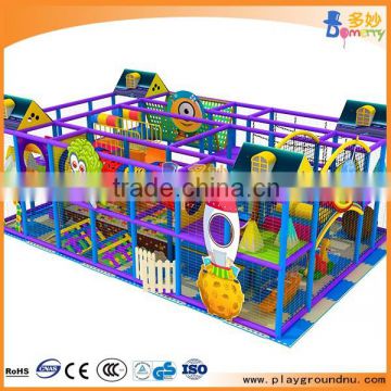Space theme amusement park equipment indoor soft play with ball pool