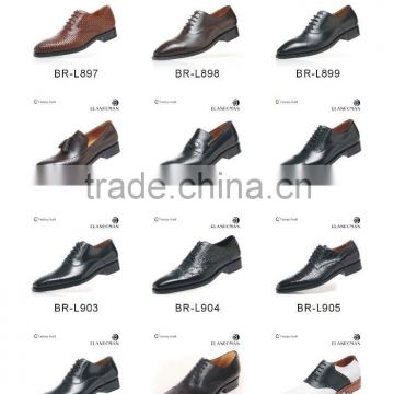 2016 newest fashion genuine leather shoes men