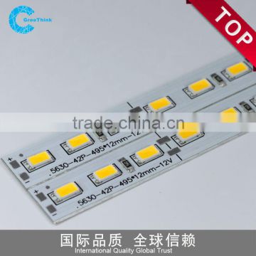 Factory price SMD5730 warm white LED Rigid led Strip Light DC12V 60/72/84leds