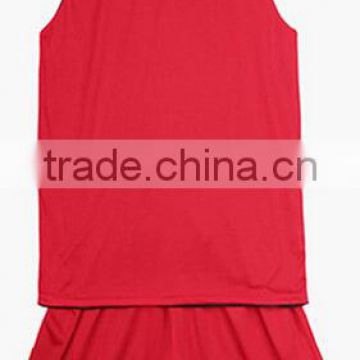 Custom red basketball uniform team wear