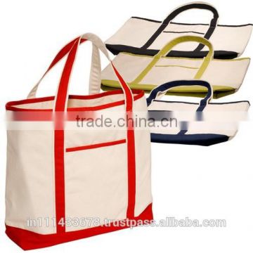 Custom Printed Large Heavy Cotton Canvas Boat ToteBags