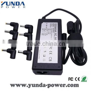 High Quality Universal 70W Auto Laptop Adapter with 8 DC Connectors