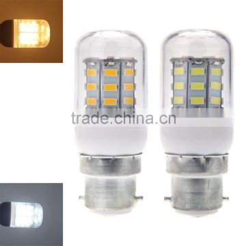 B22 6W 5730 SMD 30 LEDs Corn Light Lamp Bulb Energy Saving 360 Degree Warm White 220-240V