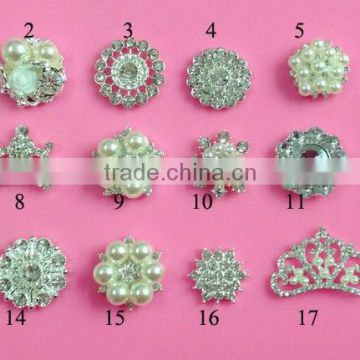 Hot selling factory price MIX rhinestone button in stock (M-2)