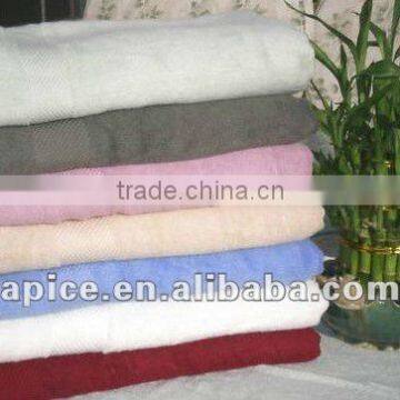 plain dyed towel for spa