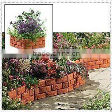 Snapping brick garden borders