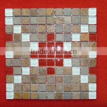 mosaic black and white pattern glass mosaic pattern