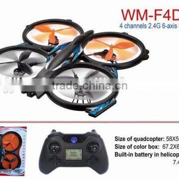 Manufacturer 2.4Ghz 6 Axis Gyro 4Channels large power radio control aircraft quadcopter