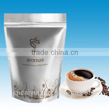 Shenzhen supplier custom heat seal food grade aluminum foil coffee bag/coffee packing bag