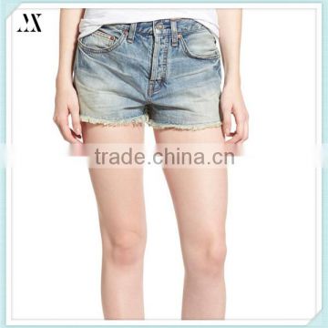 2016 China Wholesale European Fashion Denim Shorts Crafted From Supersoft Cotton Fabric Custom Denim Shorts