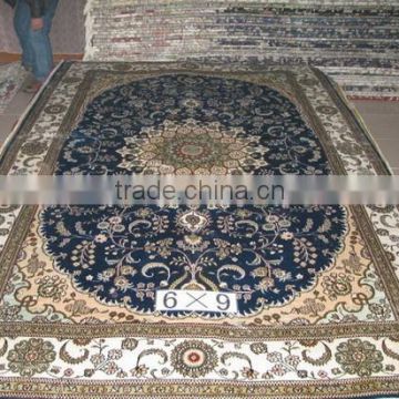 6*9 feet High end persian design pure silk handknotted silk carpet