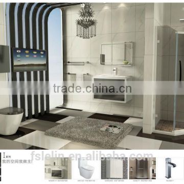 LELIN aluminum vanity metal bathroom cabinet waterproof vanity bathroom ensuite WA6051H