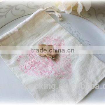 Wedding Ring Bag, Cotton Ring Pouch