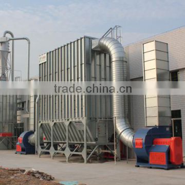 Pulsing bag filter dust collector