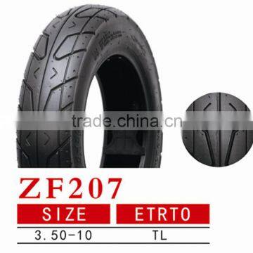 2016 good new fashion pattern high quality low price cheap TT&TL motocicleta tubo autocycle motorcycle scooter tyre 3.50-10